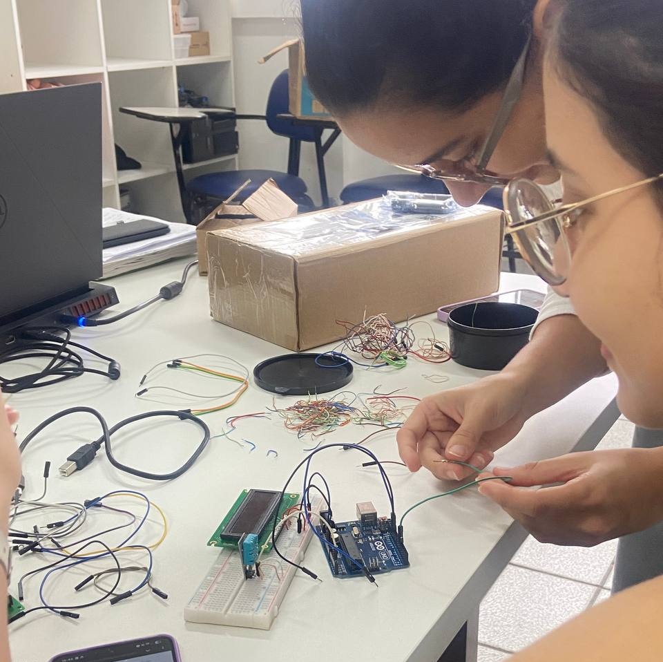 Foto do sensor de temperatura e umidade